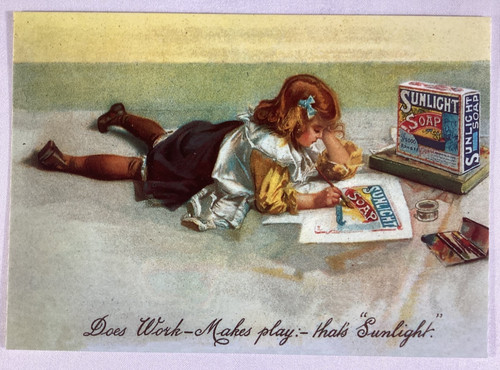 Advertising postcard - advertising,