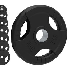 Body Revolution Olympic Tri-Grip Rubber Weight Plates - Customer Return UVG