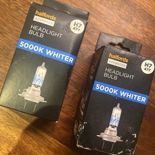 2x H7 477 Halfords Advanced H7