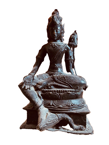 Bronze figurine hindu god - bronze,
