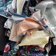 2KG Fabric Scrap Bag Remnants Bundle Mixed Material Craft Doll Making Off Cuts