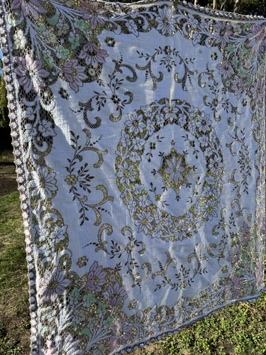 Vintage brown cream lace - vintage, brown/cream