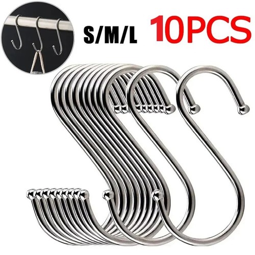 Hooks stainless steel - 10,