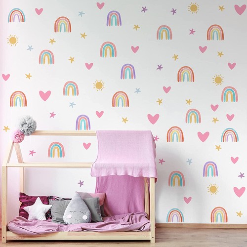 82pcs rainbow wall - 82pcs, stickers
