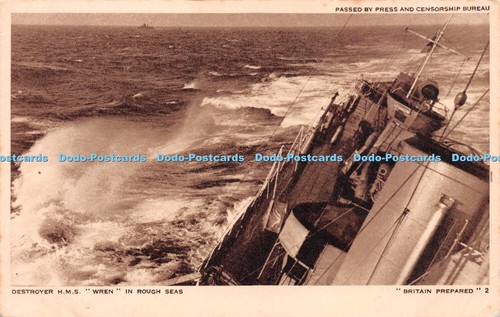 R261989 destroyer s wren - destroyer, h