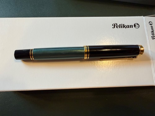 Pelikan m800 green - m800, striped