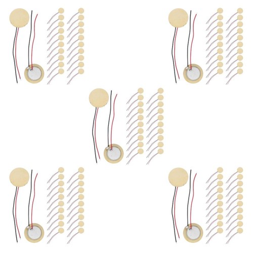 Prewired copper piezo buzzer - copper,