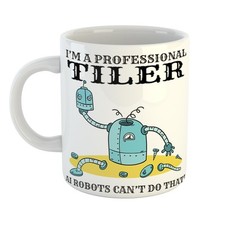 I'M A PROFESSIONAL TILER Mug - AI BOTS CAN'T DO THAT - Standout Brew Mug