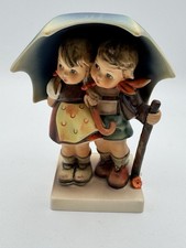 Vintage Hummel Goebel Germany Hand Painted "Stormy Weather" Porcelain Figurine