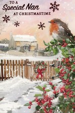 Nan Christmas Card Traditional