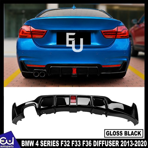 Rear diffuser led for - bmw, 4
