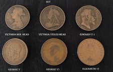 PENNIES 6 DIFFERENT PORTRAITS