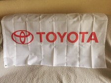 White Toyota Flag Banner
