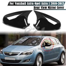 For Vauxhall Astra Opel Astra J 2010-2013 Gloss Black Wing Mirror Cover Cap UK U