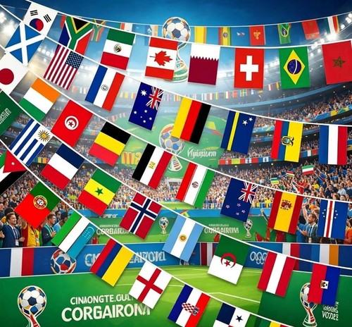 World cup 2026 bunting - cup,