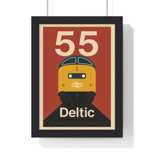 Class deltic poster retro - -,