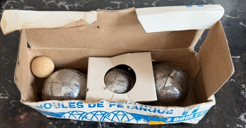 Vintage boules petanque - boules, petanque.-3