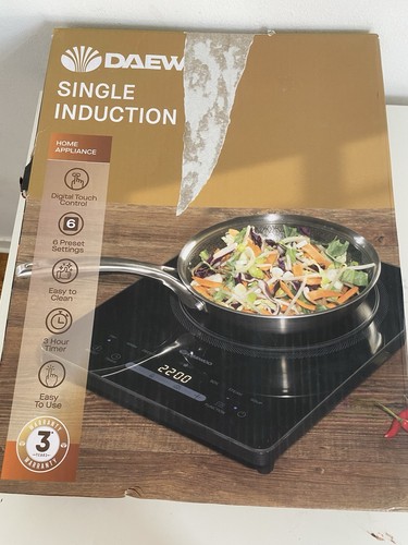 Daewoo single induction hob - single,