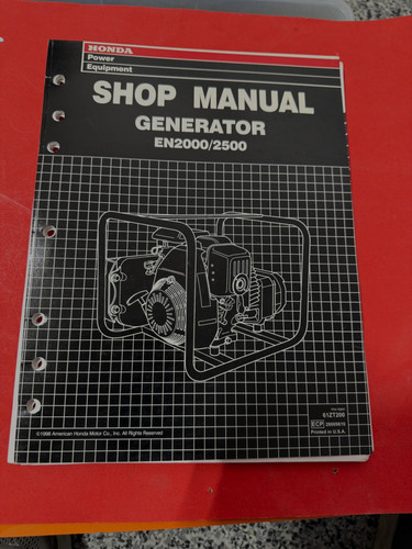 Genuine honda shop manual - shop,