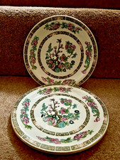 2 x Churchill 7" Side Plates - Indian Tree Pattern - Super Vitrified Hotelware