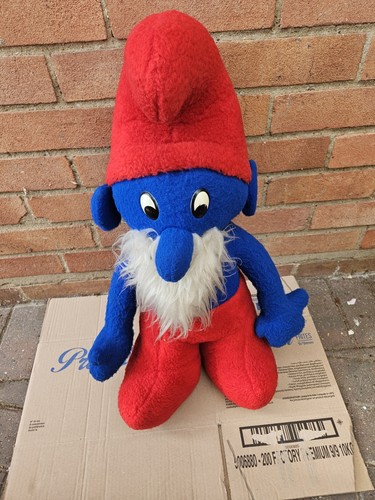 Large tall papa smurf soft - large,
