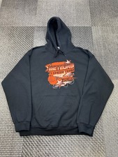 Meteors Cheer Team Gildan Heavey Blend Size Large Black Hoodie