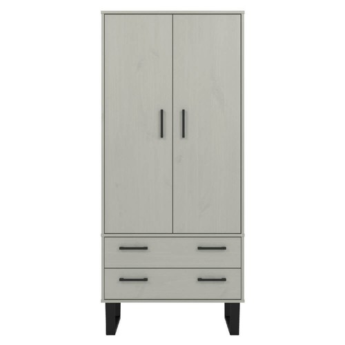 Grey black double wardrobe - &,