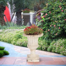 Garden Urn Antique White
