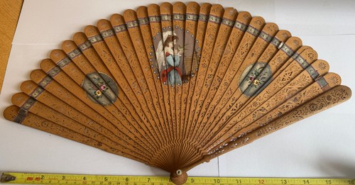 19th carved sandalwood - ,