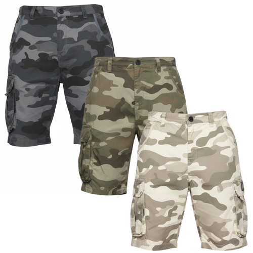 Mens cargo shorts camo 100 - cargo, 100%