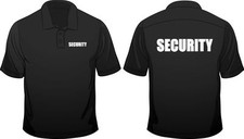 Mens Polo Security Door Man