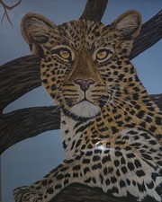 24x30 leopard painting - 24x30,