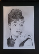 Audrey Hepburn Cigar Hollywood