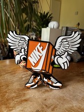  3D Nike Winged Shoe Box Character Display – Sneaker Art Collectible Sign