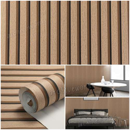 Wooden slat panelling - slat,