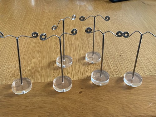 Set acrylic earring - of, 6