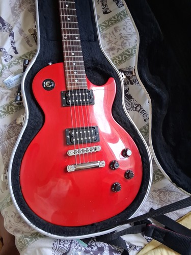 Gibson guitar red electric - gibson,