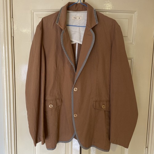Folk mens cotton rust casual - cotton,