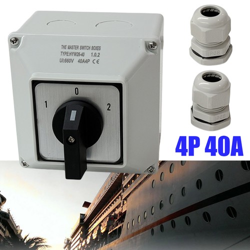 Enclosed change over switch - enclosed,
