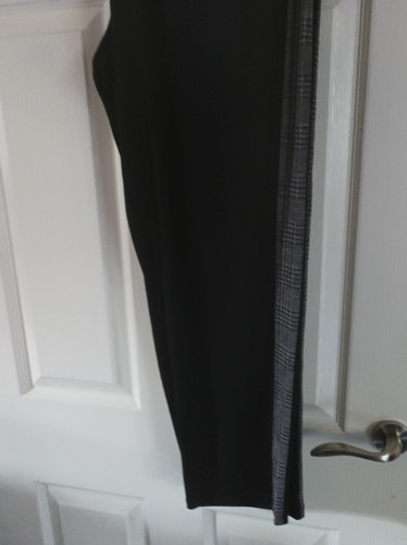 Tapered black jersey - tu,