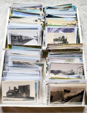 800 + Antique & Vintage Locomotive Postcards - Steam & Diesel Electric Railway
