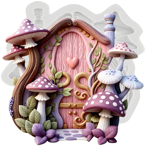 Fairy garden house polymer - fairy,