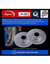 2x Brake Discs Pair Solid 240mm SDK6092 Apec Blue Set 60576335 60800345 60805117