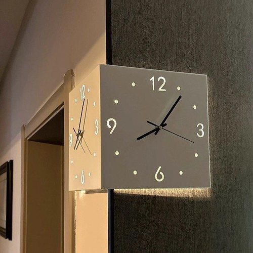 Double sided corner - sided, wall
