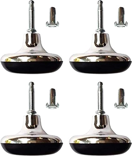 Chrome glides feet - chrome,