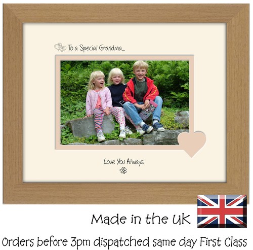 Special grandma photo - special, frame