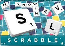Mattel Scrabble Board Game. Less Common Blue Box. Great Condition 