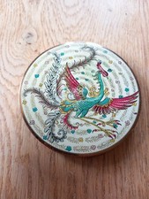 Vintage Vogue Vanities Make Up/Powder Compact-Exotic Bird Design.