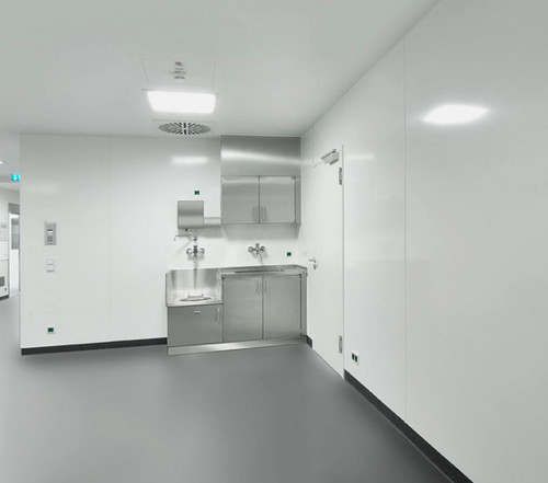 Hygienic wall cladding - wall,