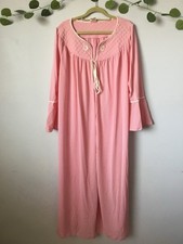 Ladies Vintage Negligee, Dressing Gown, Robe, Pink, Brentford’s, Long Nightwear